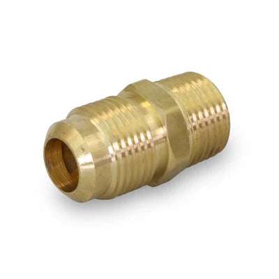 Everflow F48R-1412 1/4 OD X 1/2 MIP Reducing Adapter Brass Flare Fitting