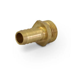 Everflow G40-3434-NL 3/4 Hose Barb X 3/4 MH Adapter Lead Free Brass Garden Hose Fitting