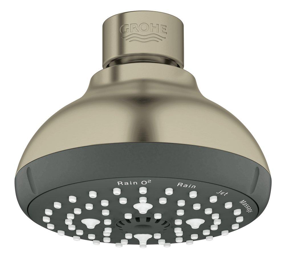 GROHE 26044EN1 Multi Function Showerhead 2.0 gpm in GROHE BRUSHED NICKEL