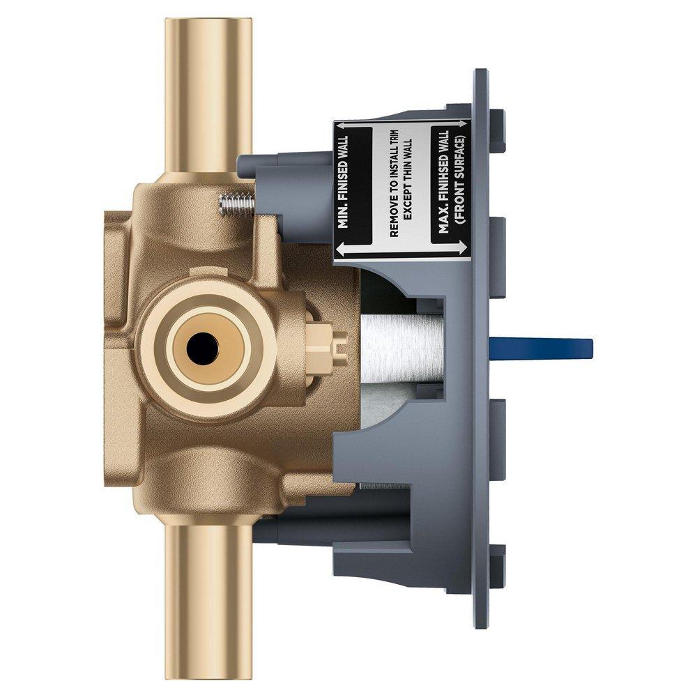 GROHE 35113000 Grohsafe 1/2 in. Stub-Out Connection Pressure Balancing Valve with Stops