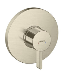 Hansgrohe 15739821 Ecostat S Single Handle Pressure Balancing Valve Trim in Brushed Nickel