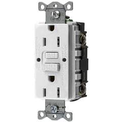 Hubbell Wiring Device-Kellems GFRST15W GFCI Receptacle 15 Amp 125 Volt NEMA 5-15R White