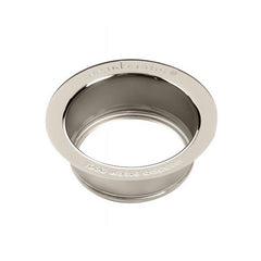 InSinkErator FLG-PN Sink Flange Polished Nickel 4-1/2 x 4-1/2 x 1-3/4 Inch Stainless Steel for InSinkErator Disposers