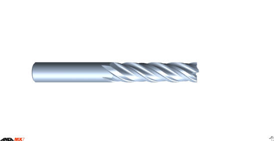 Keo 976-000-035 KEO 1/2x2x4 4FL L SQ PATRIOT ENDMILL ALCRN