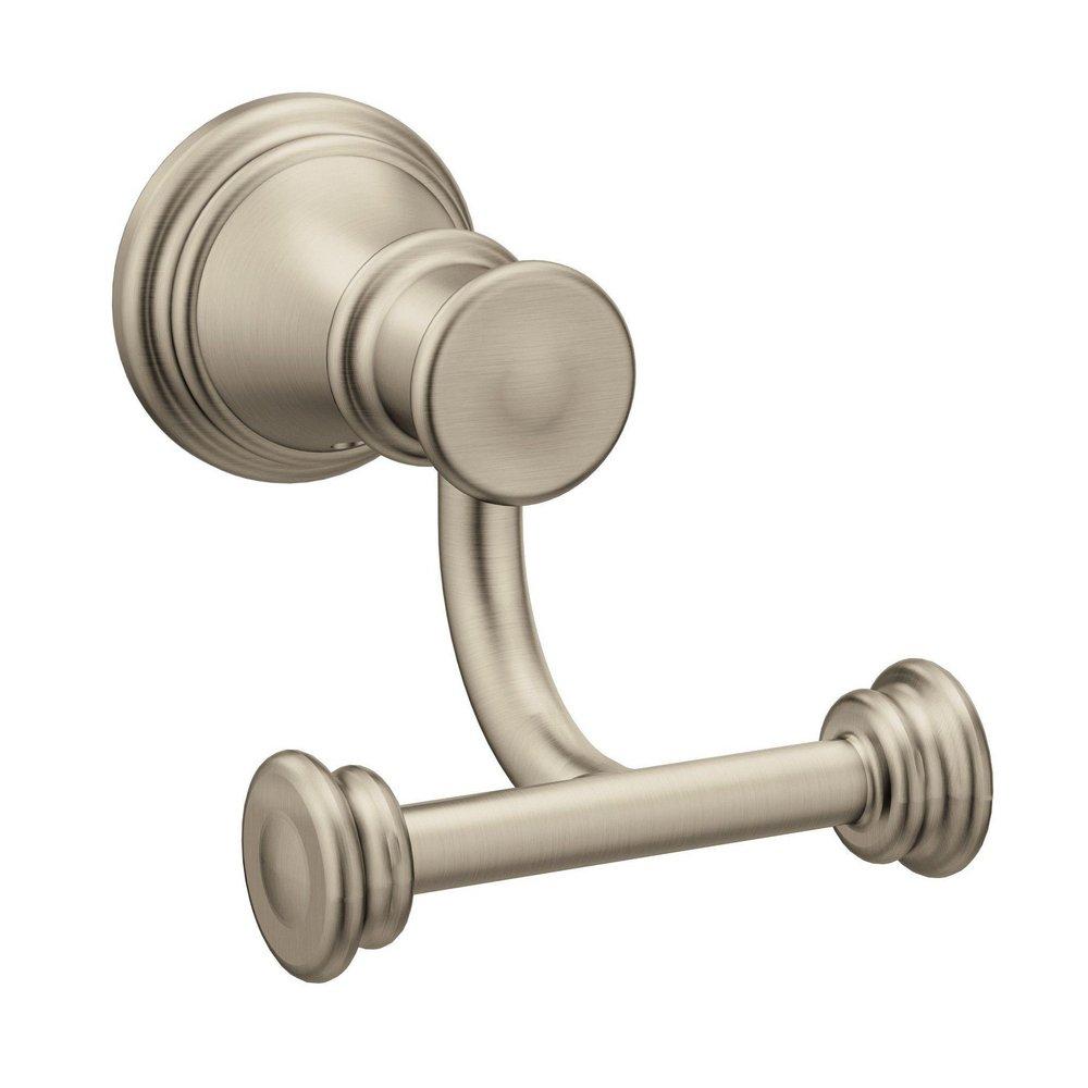 Moen YB6403BN Belfield 2 Robe Hook in Brushed Nickel