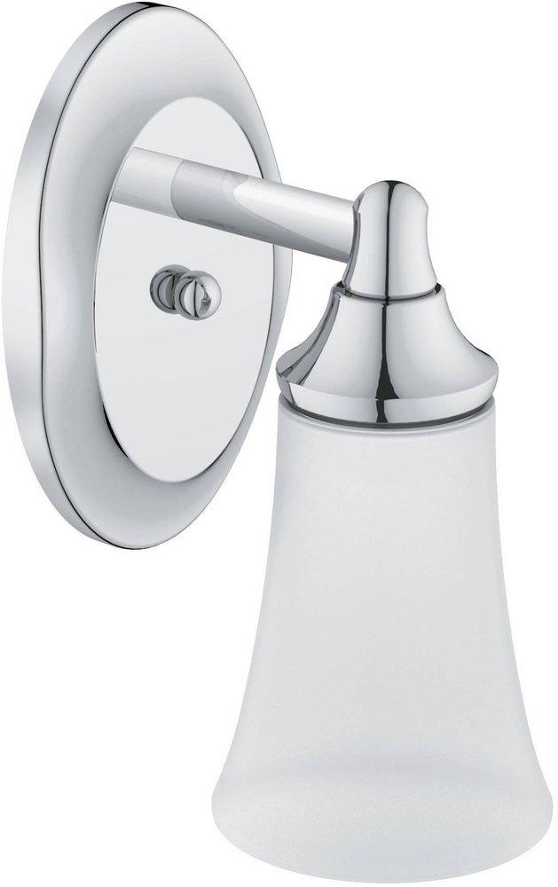 Moen YB2861CH Eva 100W 1-Light Medium Base Incandescent Sconce in Polished Chrome