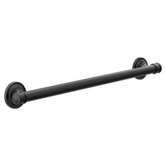 Moen YG6424BL Belfield 24 in. Grab Bar in Matte Black