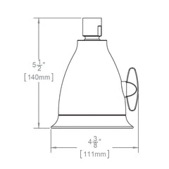 Speakman S-2005-HB-E2 Hotel Multi Function Showerhead in Polished Chrome