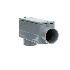 CARLON E986H Type LB Conduit Body, Volume 32 Cubic Inches, Size 1-1/2 Inch, Length 6-13/32 Inches, Width 2-1/2 Inches