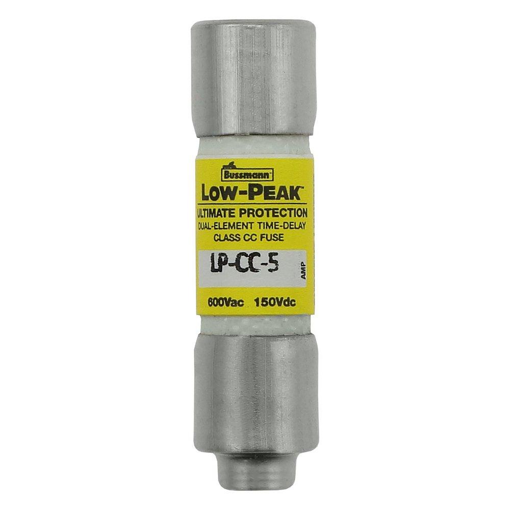 Bussmann LP-CC-5 Low-Peak 150/600V 5A Time Delay Fuse