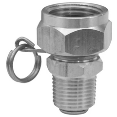 Dixon Valve & Coupling BNS44SS SS Straight Swivel x Hose Shank for