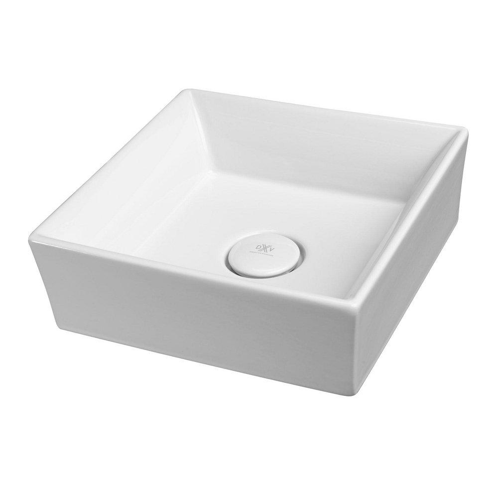 DXV D20085015.415 Pop® 15 x 15 in. Square Vessel Mount Bathroom Sink