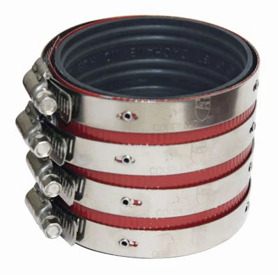 Everflow 1510CS 10 Heavy Duty No Hub Coupling UPC Approved Color Shield