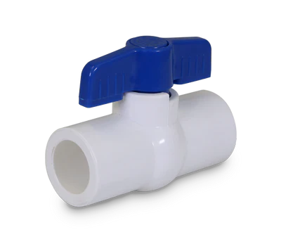 Everflow 265S034 3/4 Sch. 40 PVC Solvent Ball Valve White NSF Approved