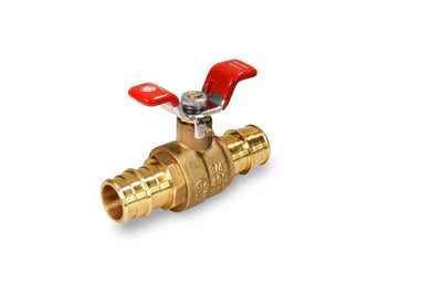 Everflow 615F001-NL 1 F1960 PEX Ball Valve with T Handle Lead Free