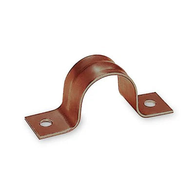 Everflow PPS-CC14 Piers PPS-CC14 1/4 22GA Pipe Straps 2 Hole Copper Coated