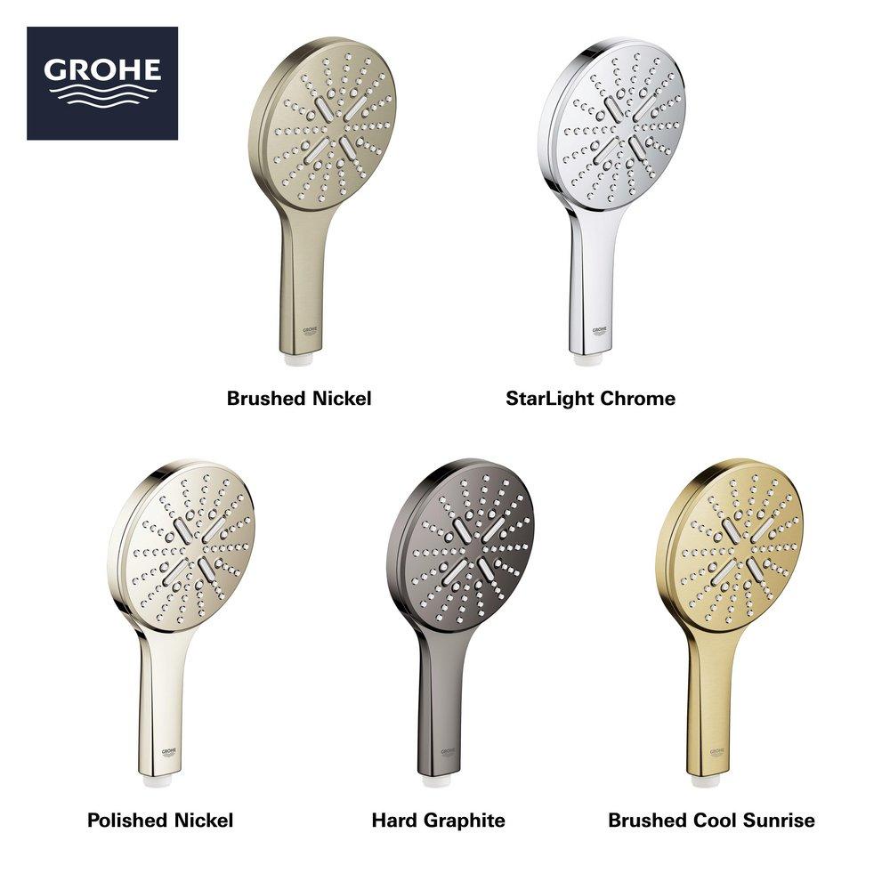 GROHE 26545GN0 Rainshower Multi Function Hand Shower in Brushed Cool Sunrise