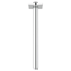 GROHE 27487000 Rainshower 12 in. Ceiling Shower Arm with Square Flange in Starlight Chrome