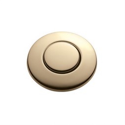 InSinkErator STC-FG Air Switch Button 1-3/4 Inch French Gold Plastic for Garbage Disposal