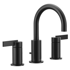 Moen T6222BL Cia Two Handle Widespread Bathroom Sink Faucet in Matte Black