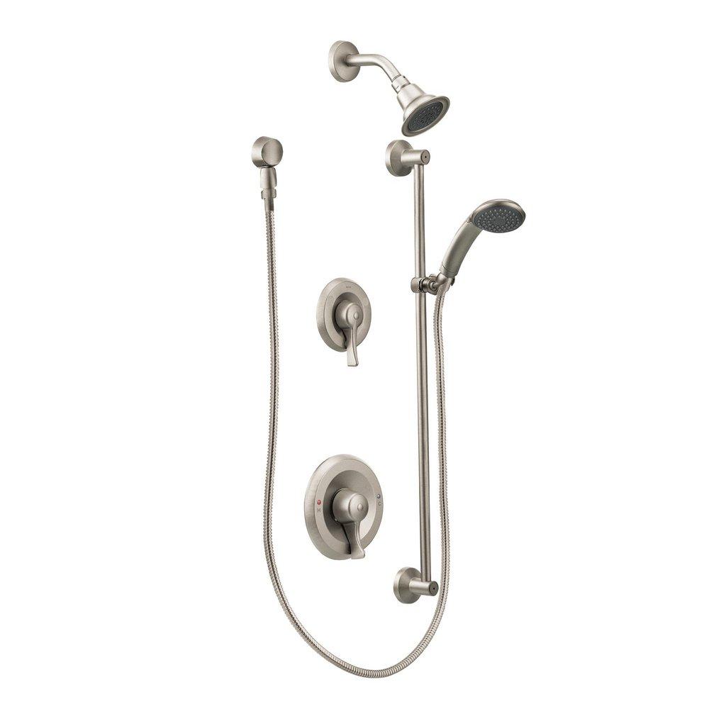 Moen T8342CBN Commercial 3-Function Commercial Shower Trim in Classic Brushed Nickel