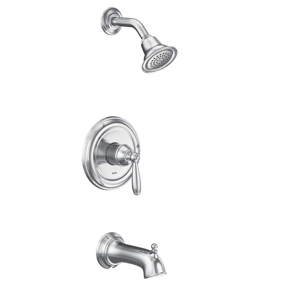 Moen UT2153EP Brantford M-Core 2-Series One Handle Single Function Bathtub & Shower Faucet in Chrome (Trim Only)