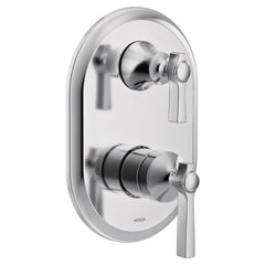 Moen UTS2411 Flara Two Handle Diverter Valve Trim in Chrome