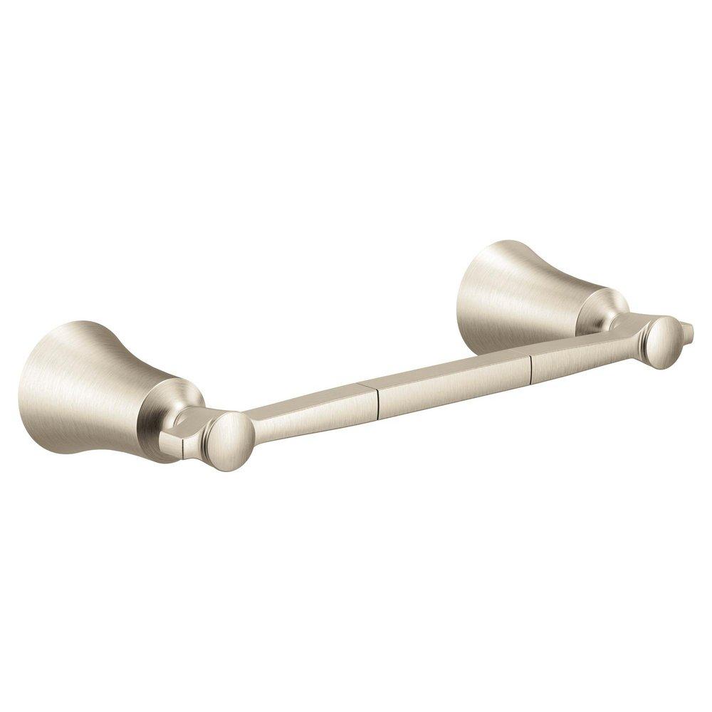 Moen YB0386BN Flara 9 in. Towel Bar in Brushed Nickel