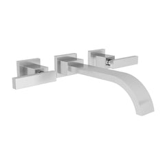 Newport Brass 3-2041/26 Secant Two Handle Wall Mount Widespread Bathroom Sink Faucet