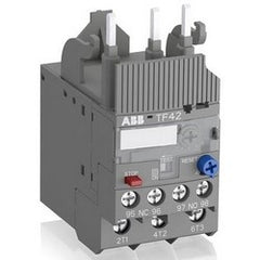 ABB TF42-38 Thermal Overload Relay 600 Volt AC/DC Auxiliary 690 Volt AC at 50/60 Hertz Main 38 Ampere 3-Pole 1NO-1NC