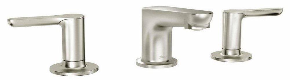 American Standard 7105857.295 Studio S Two Handle Widespread Bathroom Sink Faucet in Brushed Nickel