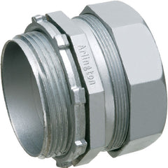 Arlington 828 3-1/2 D/C Compression EMT Connector Concrete/Raintight