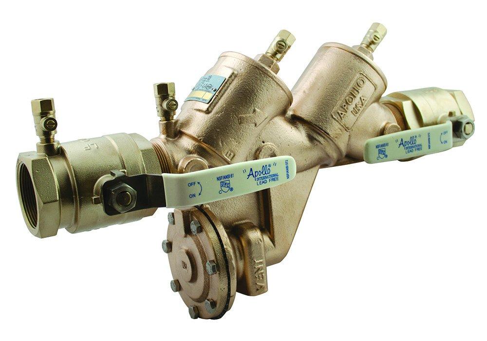 Apollo Valves 4ALF206A2F RPLF4A Series 1-1/4 in. Bronze SAE Backflow Preventer