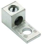 BURNDY KA44U Aluminum Universal Terminal, 1 Hole, 500-1000 kcmil, 1/2 Stud, 1 Screw, Al/Cu Rated, Tin Plated