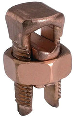 BURNDY KS31 Copper Split Bolt, Cu: 1/0 AWG (Str)-350 kcmil (Run & Tap)