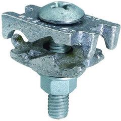 Burndy GC2525CT Cast Copper Alloy Cable Tray Ground Clamp 6 Sol (.162 Dia.) -1/0 Str (.372 Dia.) 1.12 in L 1.45 in W