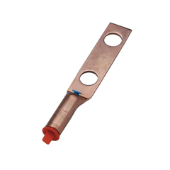 BURNDY YGA2C2N HYLUG Copper Compression Terminal for Grounding 2-Hole 1/2 Stud 1-3/4 Spacing Grounding MPN