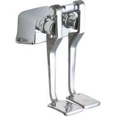 Chicago Faucets 625LPABCP Hot and Cold Water Pedal Box with Long Pedals in Polished Chrome