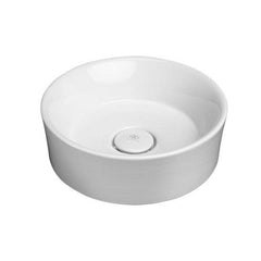 DXV D20090015.415 Pop® 15 x 15 in. Round Vessel Mount Bathroom Sink in Canvas White