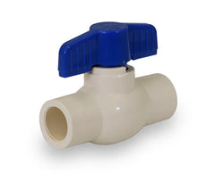 Everflow 250S112 1-1/2 cPVC Solvent Ball Valve NSF Approved