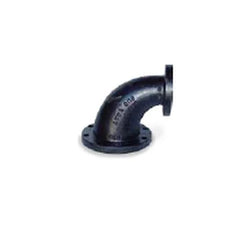 Everflow FGEL0302B | 3 x 2 125 Class Flanged Reducing Elbow 90 Degree Black