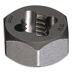 Greenfield Threading 403181 Carbon Steel Hexagon Rethreading Die 1/2-13 UNC