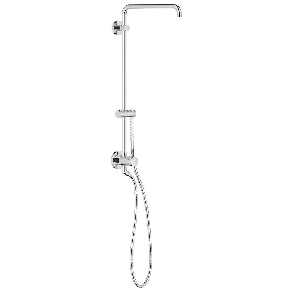 GROHE 26485000 Retro-Fit Single Handle Shower System in Starlight Chrome