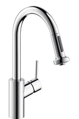 Hansgrohe 04286000 Talis S2 Single Handle Pull Down Bar Faucet in Polished Chrome