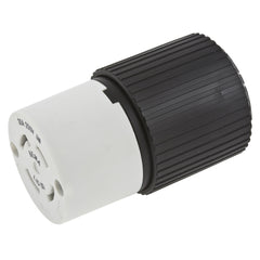 Hubbell Wiring Device-Kellems L1530C Hubbell-Pro 30amp 3-Phase 250v Black Nylon Locking Connector Body 3-Pole 4-Wire Grounding