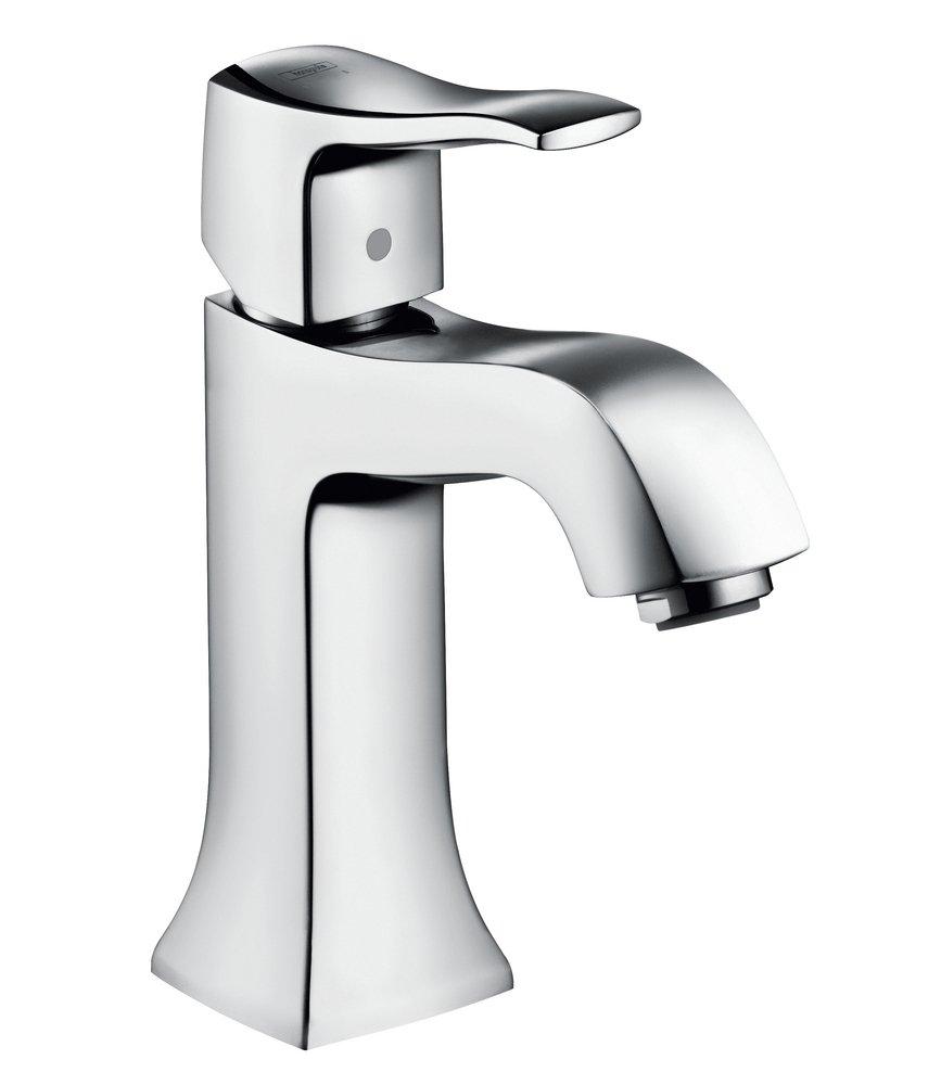 Hansgrohe 31075001 Metris C Single Handle Monoblock Bathroom Sink Faucet in Polished Chrome