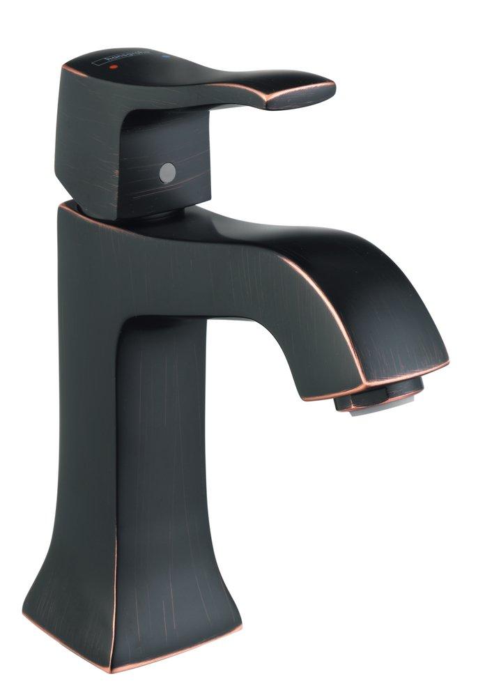 Hansgrohe 31075921 Metris C Single Handle Monoblock Bathroom Sink Faucet in Rubbed Bronze