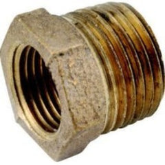 Johnson Controls F-1000-20 Hex Brass Bushing NPT x NPT (1/2 x 3/8 Inch)