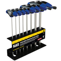 Klein JTH98M 9-Inch Metric Journeyman T-Handle Set 8 Piece