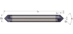 Micro 100 CRT-8 Brazed Forming Tool, 0.25 in Radius, 0.75 in Shank, Right Hand Cutting